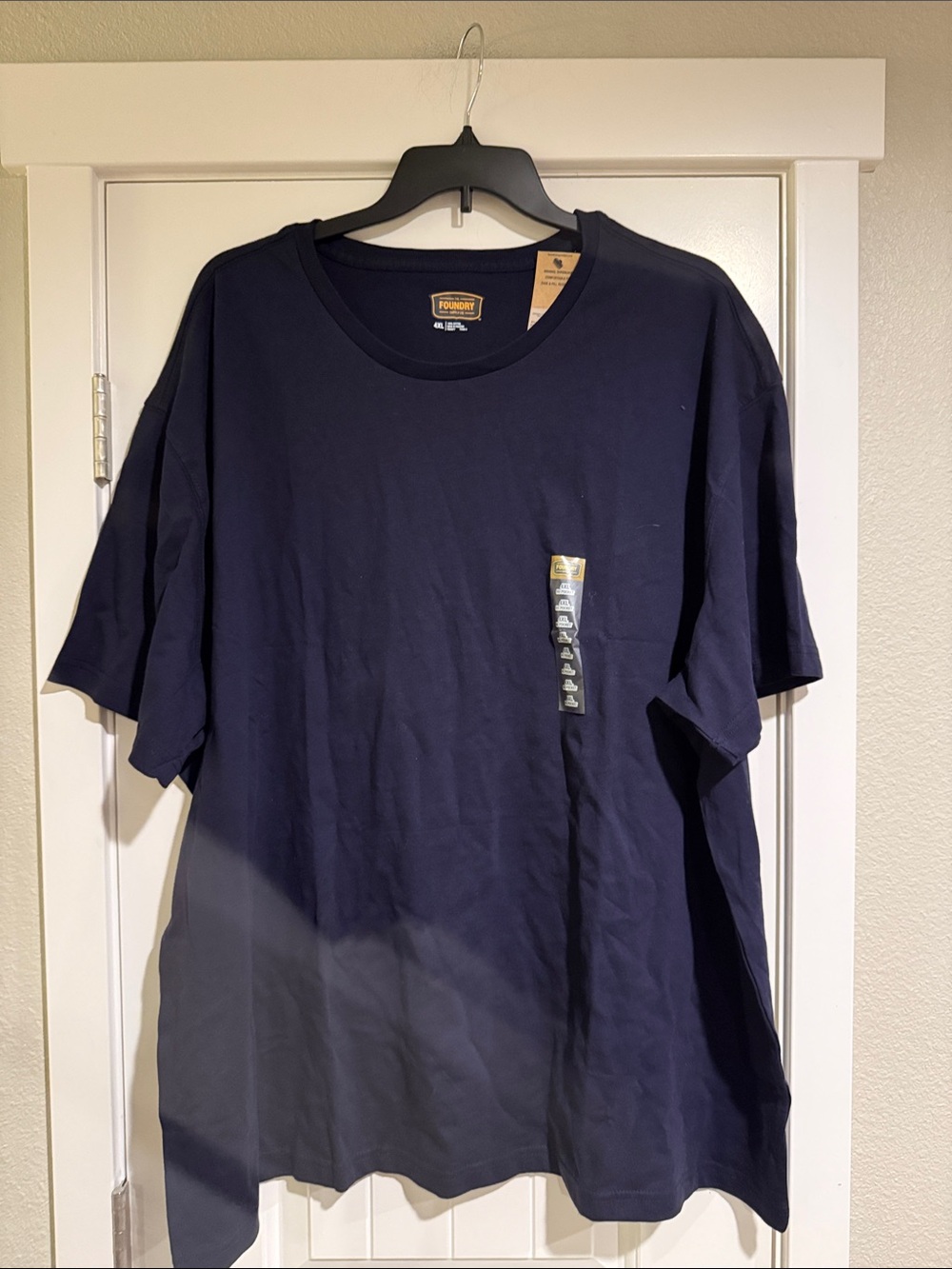 Foundry Supply Company Men's Short Sleeve Crew Tee - Dark Navy